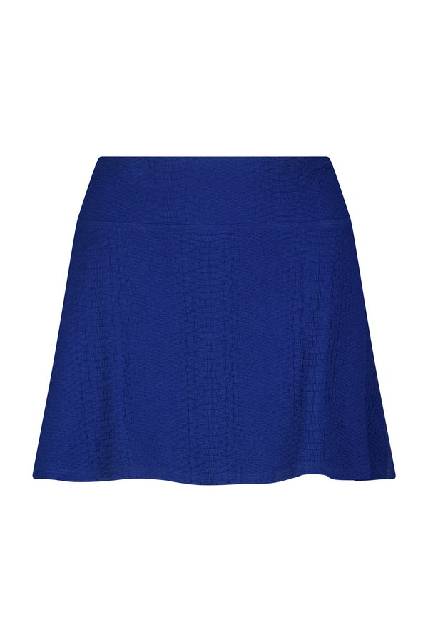 Textured Blue Tennis Skirt