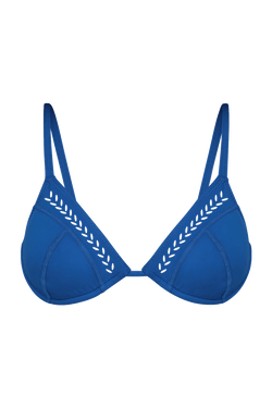 Blue Scuba Bikini Top
