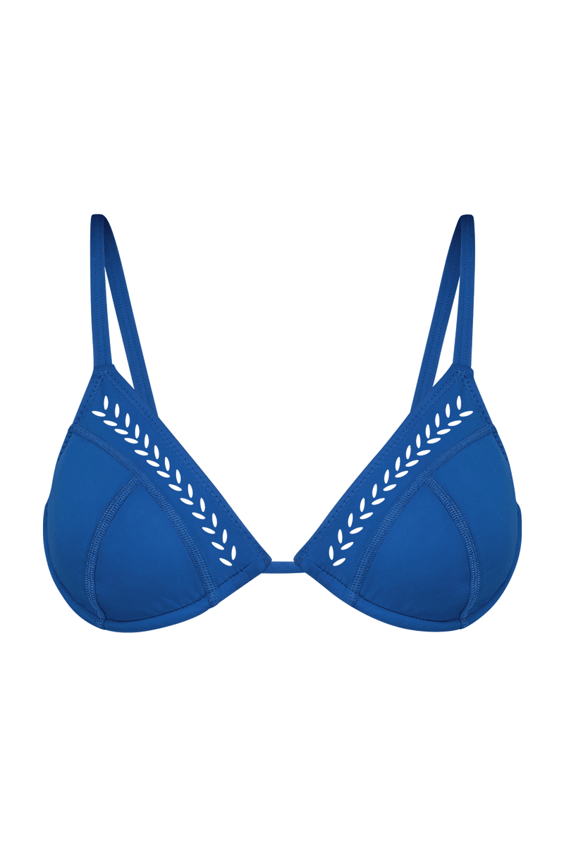 Blue Scuba Bikini Top