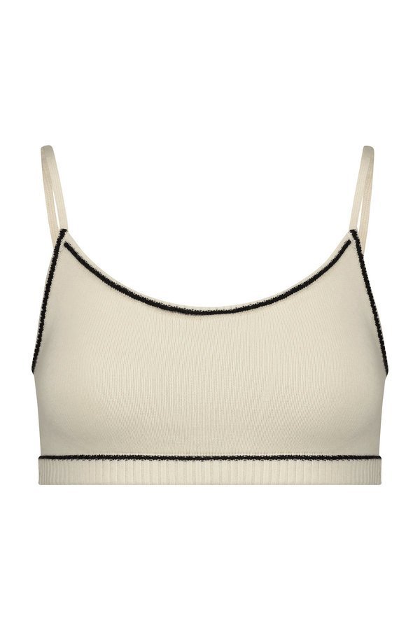 Ivory Soft Cashmere Lounge Bralette