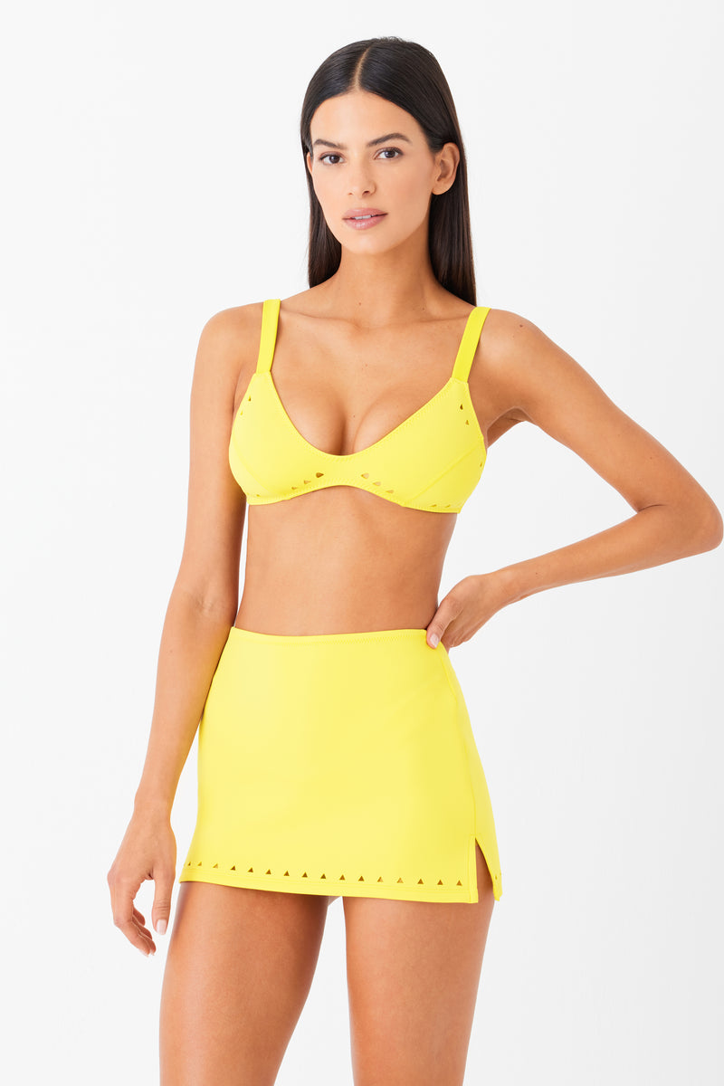 Yellow Swim Skirt