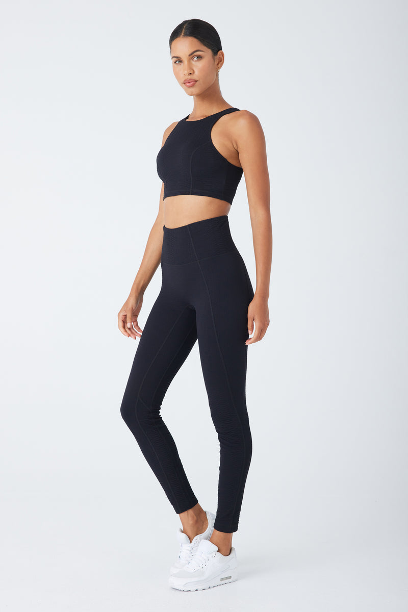 DEVON TOP BLACK SNAKESKIN