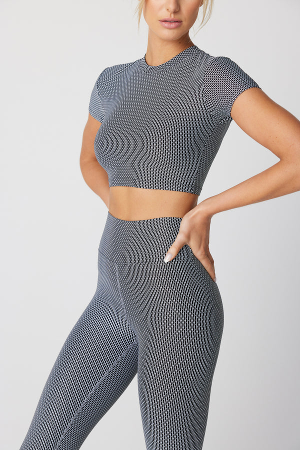 Estelle Sports Tee in Honeycomb