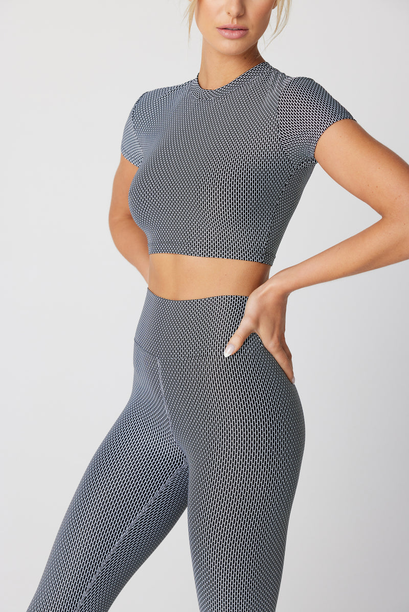 Estelle Sports Tee in Honeycomb