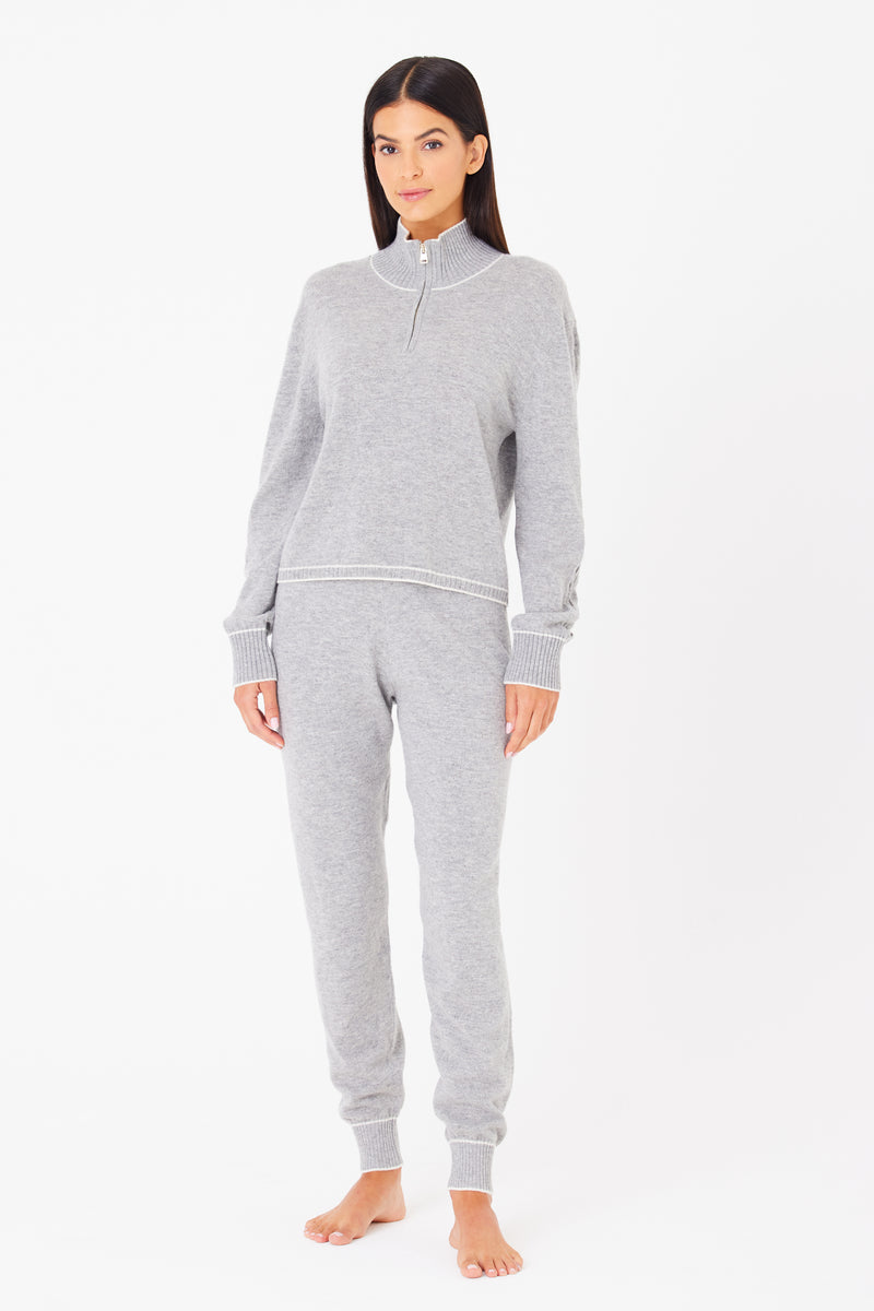 Alice Cashmere Lounge Jogger Heather Grey