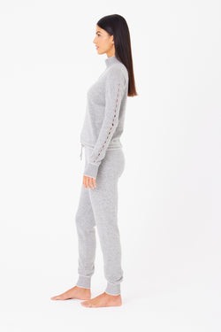 Alice Cashmere Lounge Jogger Heather Grey
